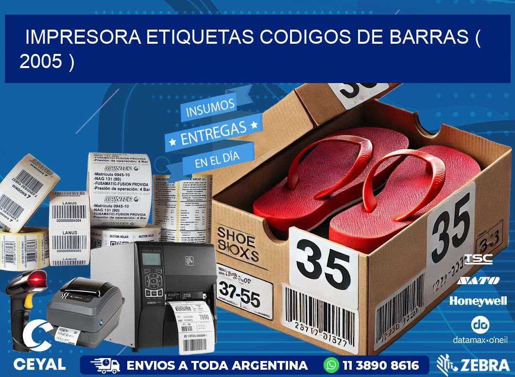 impresora etiquetas codigos de barras ( 2005 )