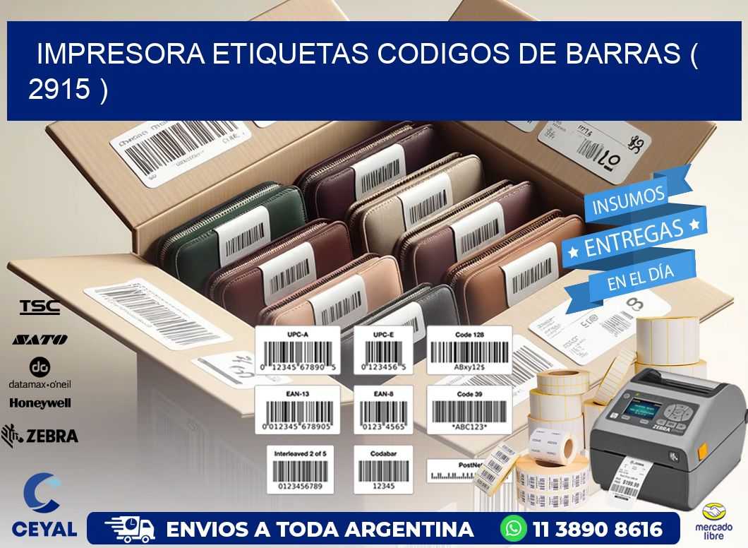 impresora etiquetas codigos de barras ( 2915 )