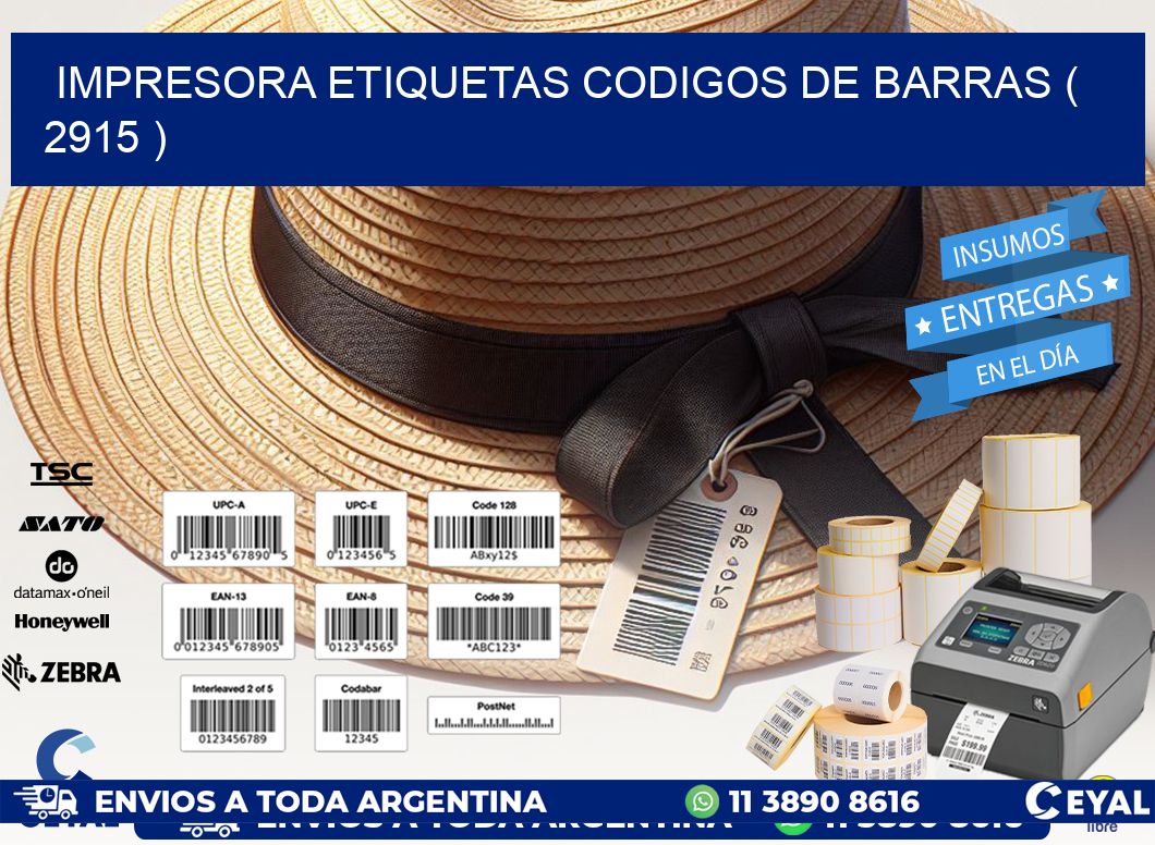impresora etiquetas codigos de barras ( 2915 )