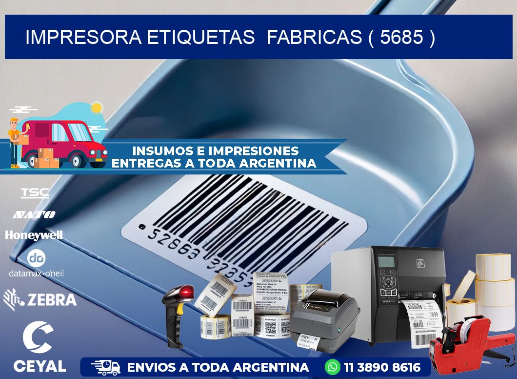 impresora etiquetas  fabricas ( 5685 )