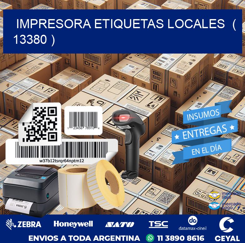 impresora etiquetas locales  ( 13380 )
