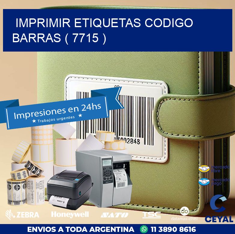 imprimir etiquetas codigo barras ( 7715 )