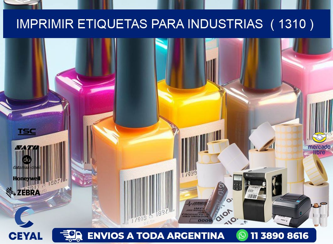 imprimir etiquetas para industrias ( 1310 )