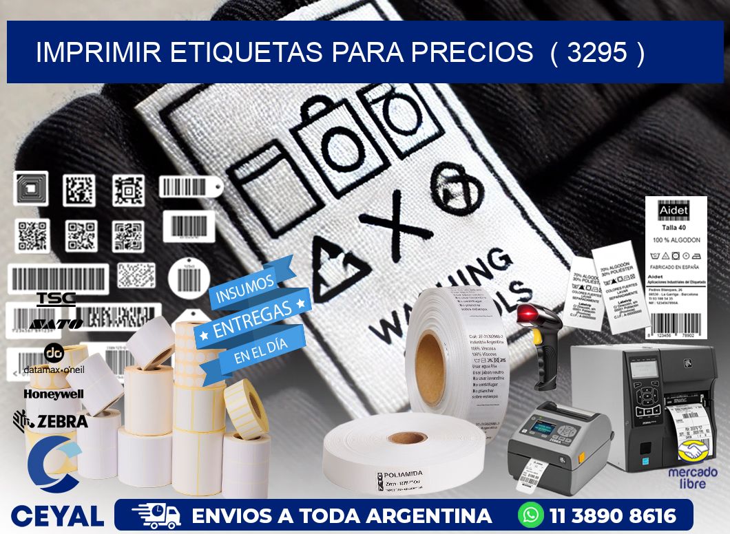 imprimir etiquetas para precios ( 3295 )