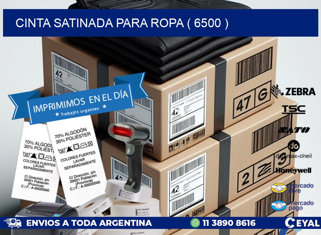 CINTA SATINADA PARA ROPA ( 6500 )