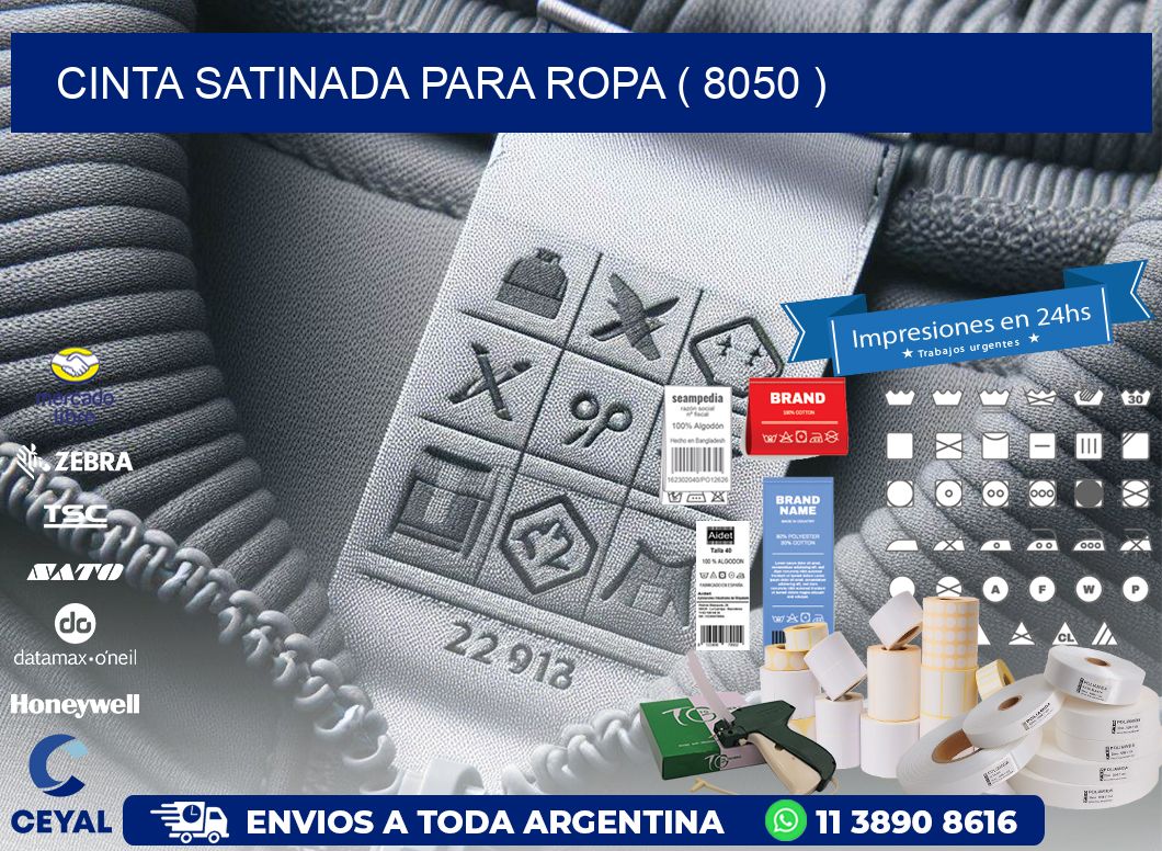 CINTA SATINADA PARA ROPA ( 8050 )