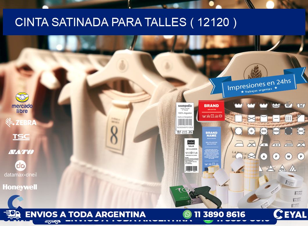 CINTA SATINADA PARA TALLES ( 12120 )