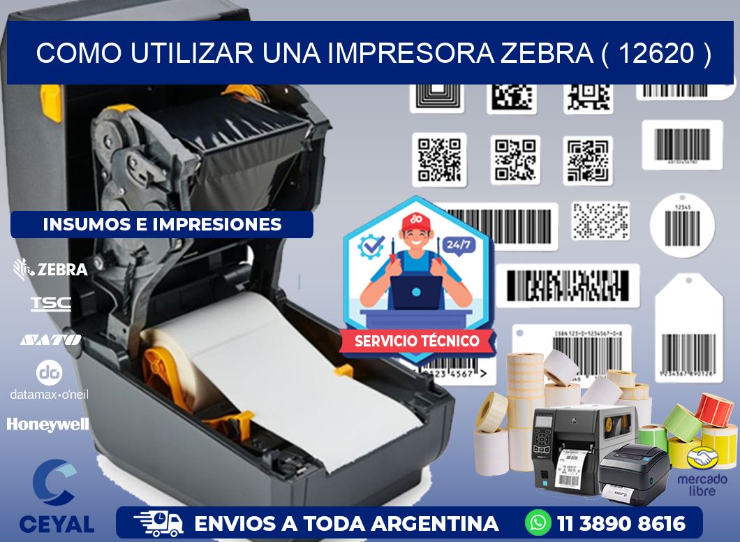 COMO UTILIZAR UNA IMPRESORA ZEBRA ( 12620 )