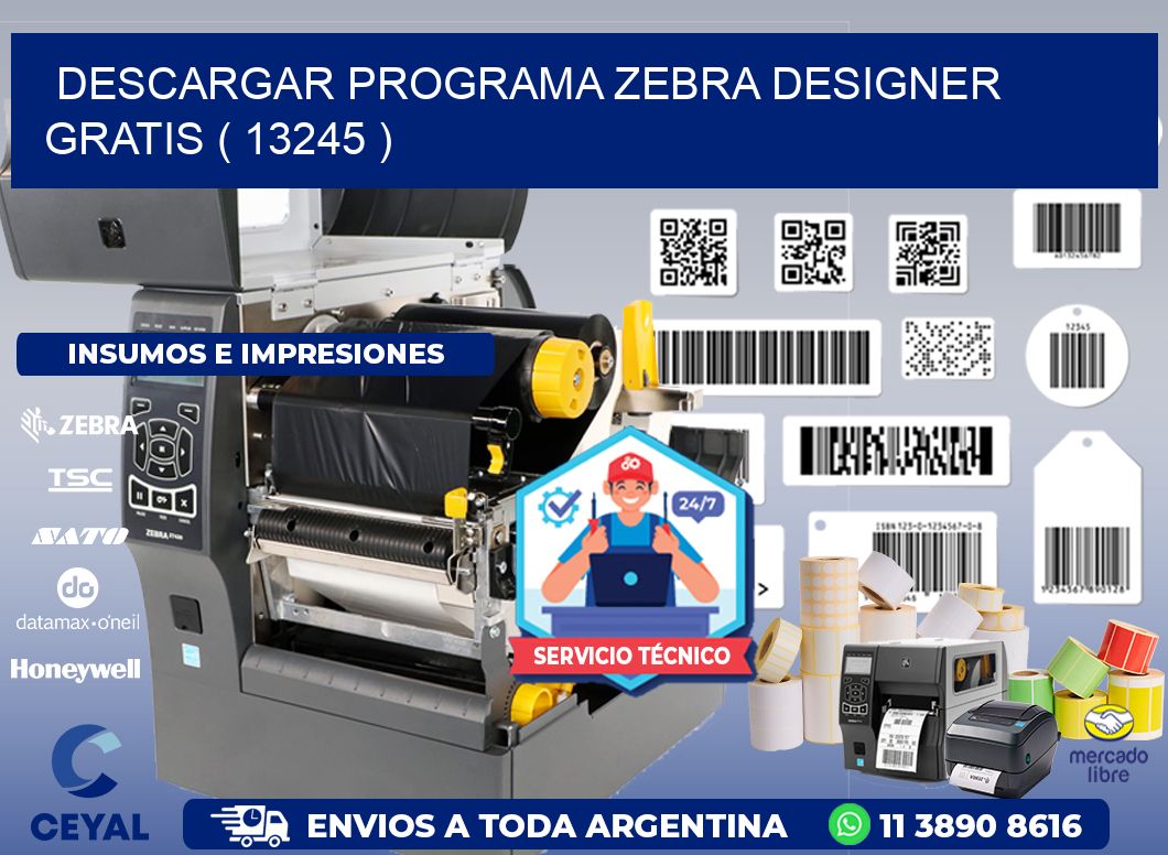DESCARGAR PROGRAMA ZEBRA DESIGNER GRATIS ( 13245 )