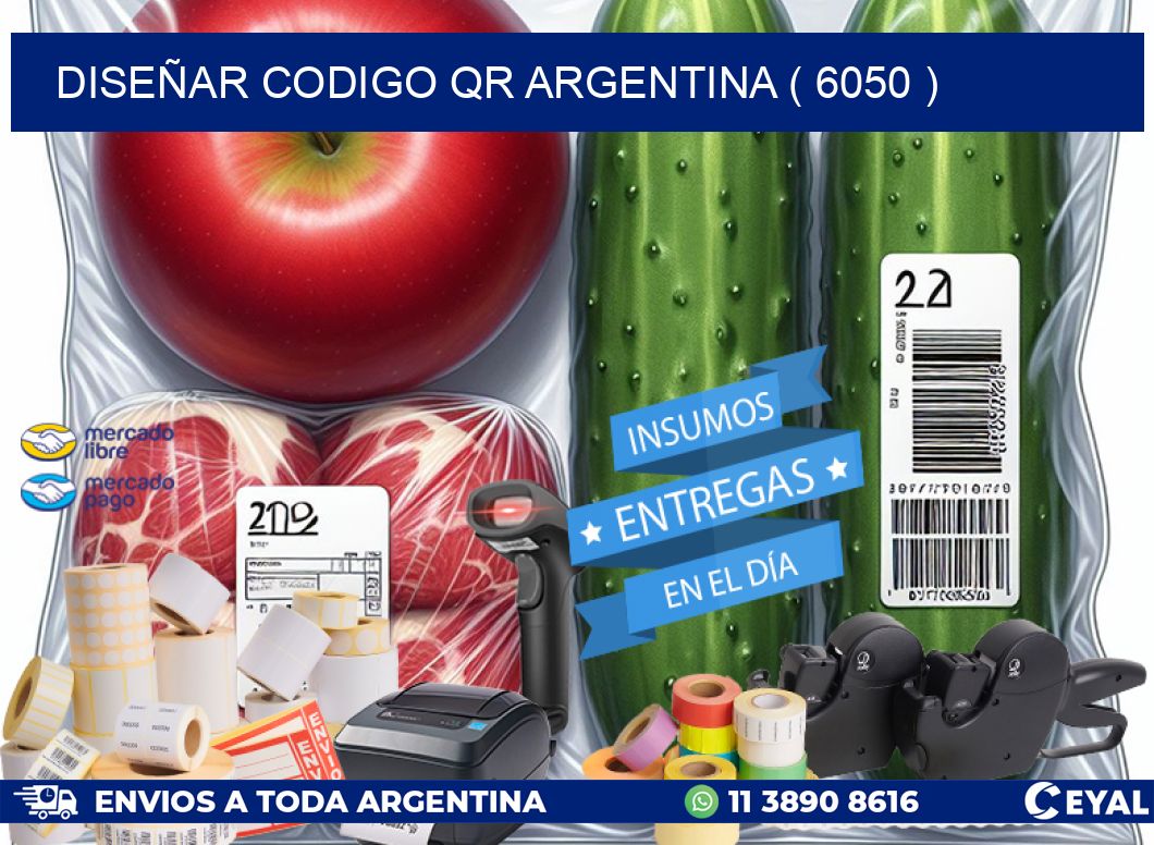 DISEÑAR CODIGO QR ARGENTINA ( 6050 )