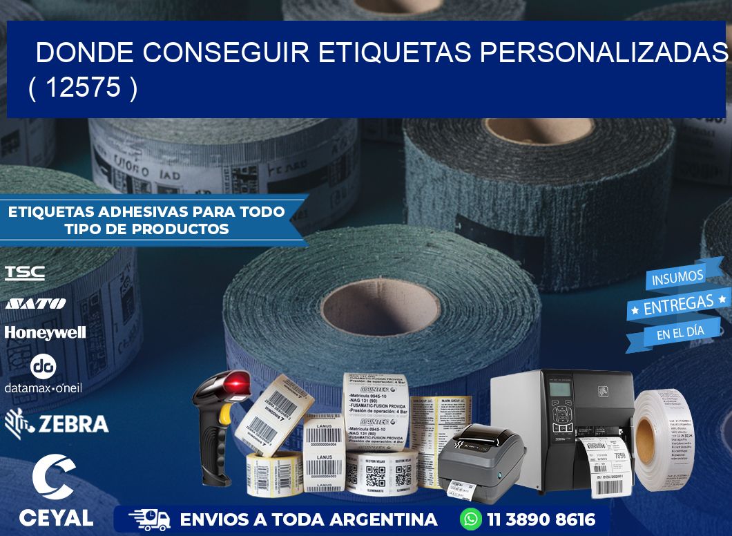 DONDE CONSEGUIR ETIQUETAS PERSONALIZADAS ( 12575 )