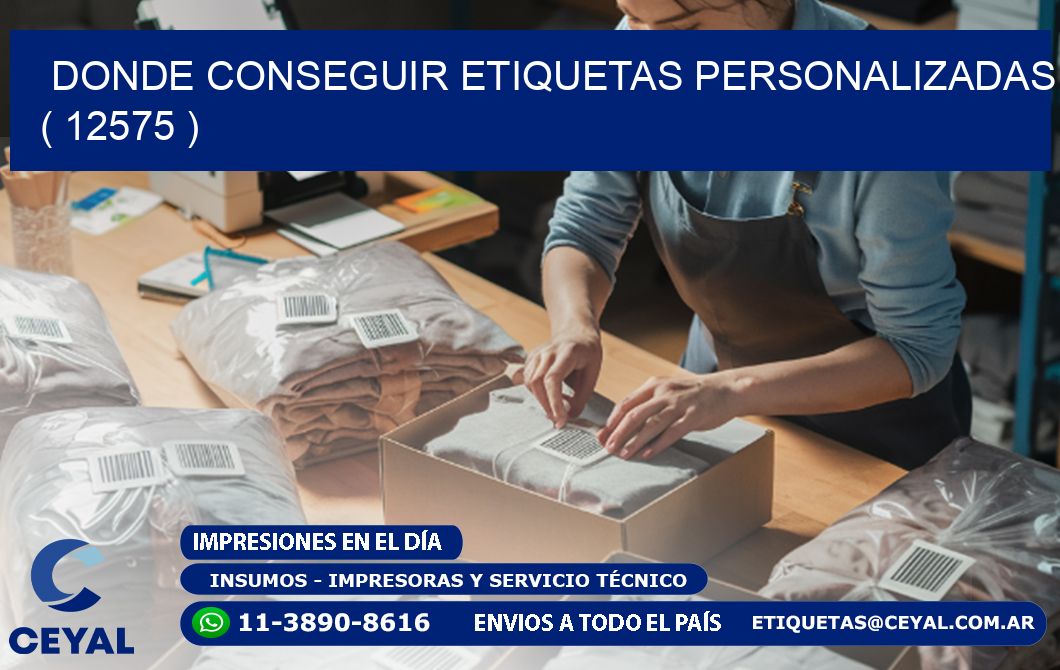 DONDE CONSEGUIR ETIQUETAS PERSONALIZADAS ( 12575 )
