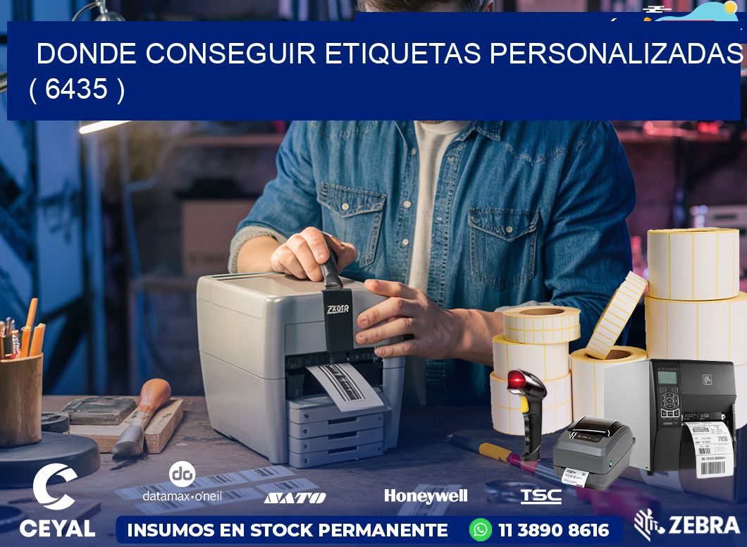 DONDE CONSEGUIR ETIQUETAS PERSONALIZADAS ( 6435 )