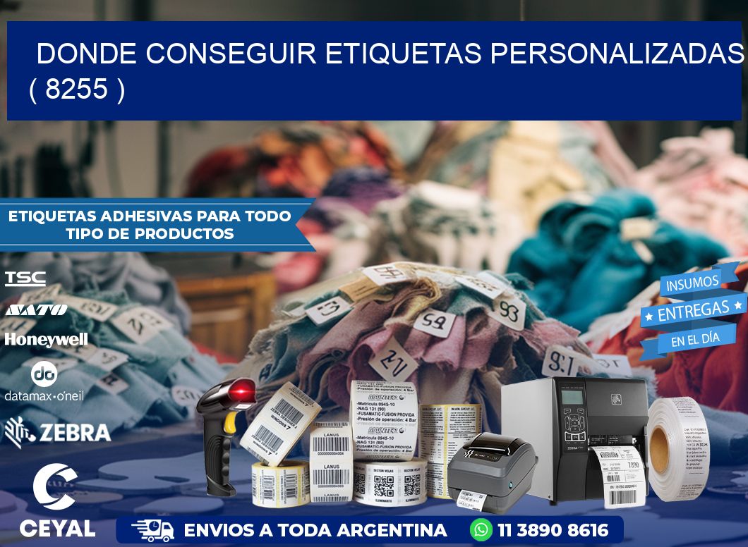 DONDE CONSEGUIR ETIQUETAS PERSONALIZADAS ( 8255 )