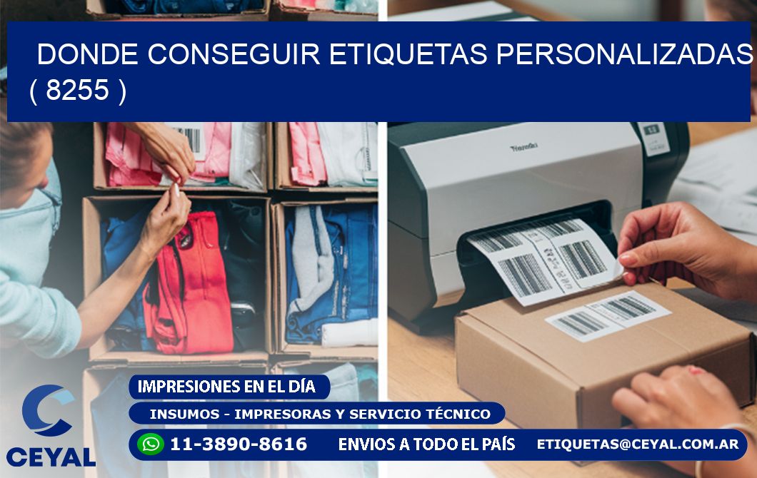 DONDE CONSEGUIR ETIQUETAS PERSONALIZADAS ( 8255 )