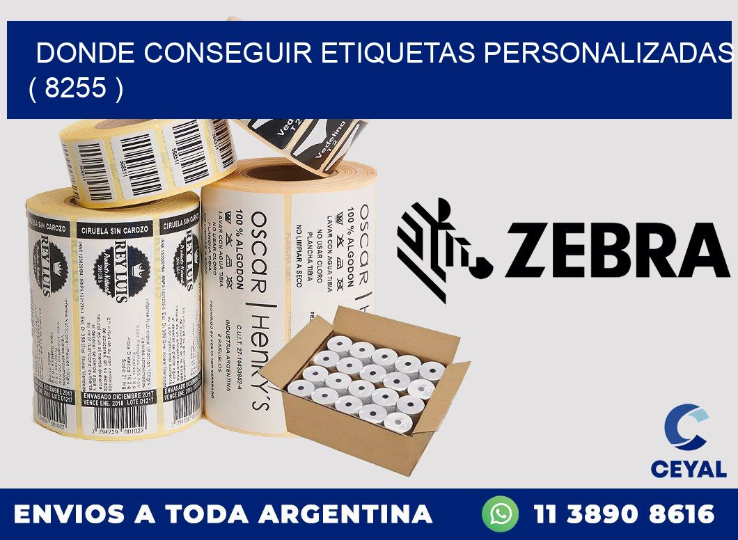 DONDE CONSEGUIR ETIQUETAS PERSONALIZADAS ( 8255 )