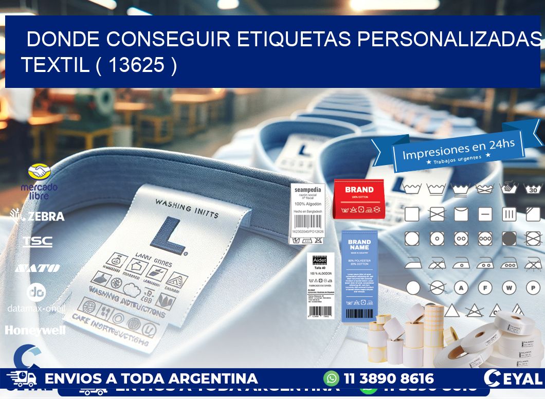 DONDE CONSEGUIR ETIQUETAS PERSONALIZADAS TEXTIL ( 13625 )