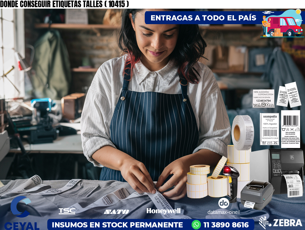 DONDE CONSEGUIR ETIQUETAS TALLES ( 10415 )