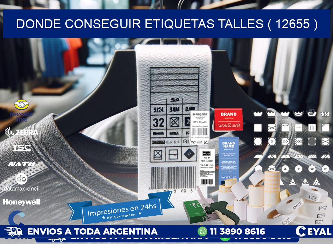 DONDE CONSEGUIR ETIQUETAS TALLES ( 12655 )