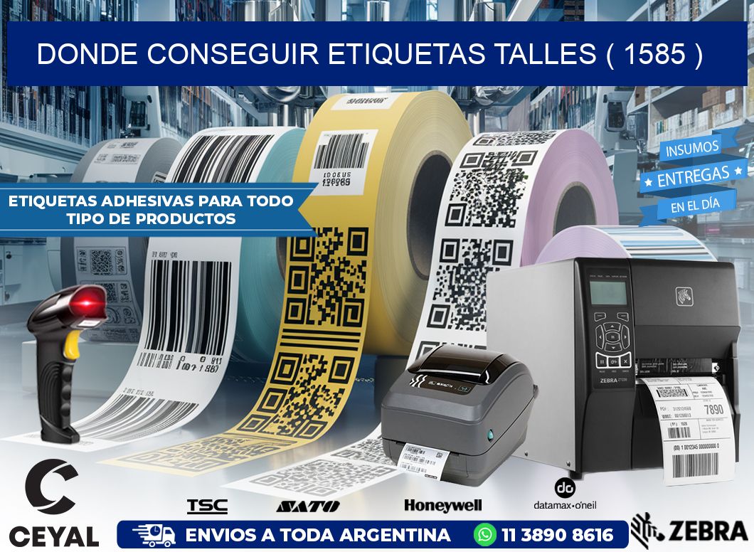 DONDE CONSEGUIR ETIQUETAS TALLES ( 1585 )
