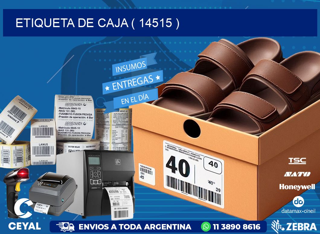 ETIQUETA DE CAJA ( 14515 )