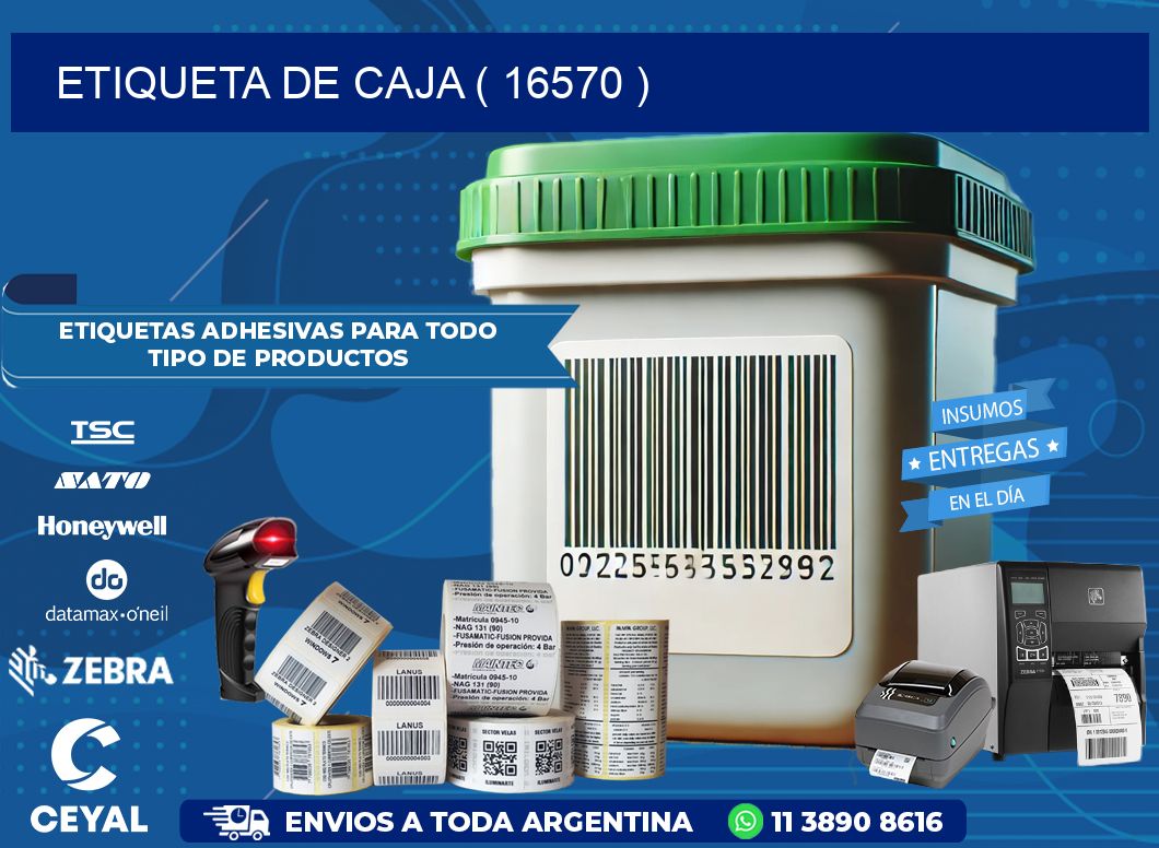 ETIQUETA DE CAJA ( 16570 )