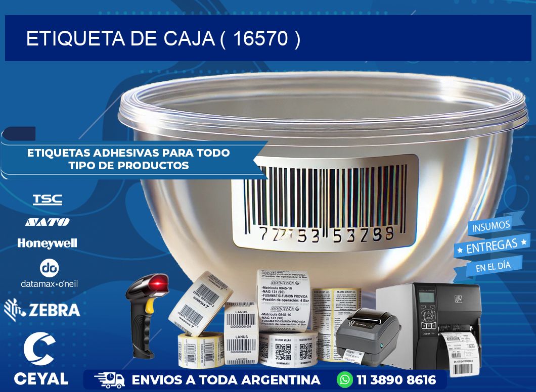 ETIQUETA DE CAJA ( 16570 )