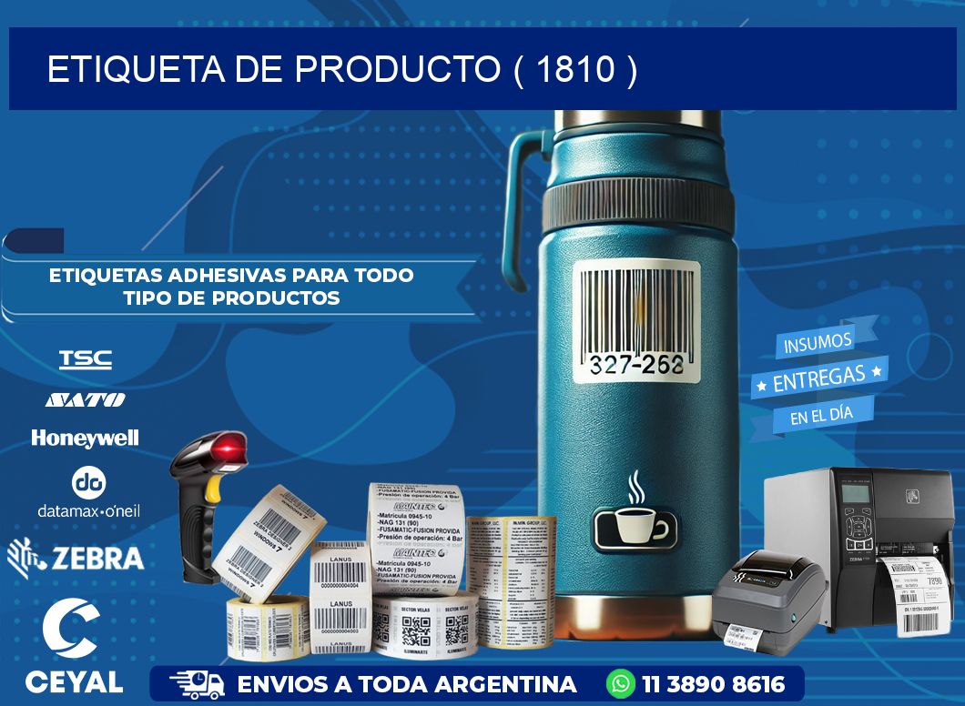 ETIQUETA DE PRODUCTO ( 1810 )