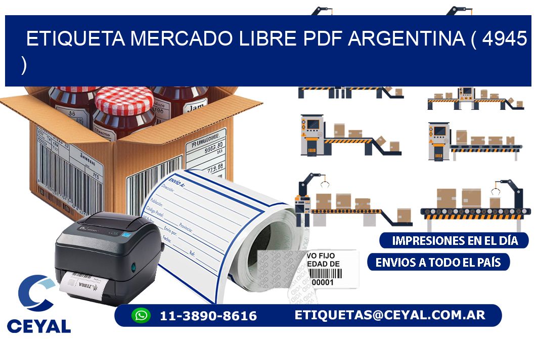 ETIQUETA MERCADO LIBRE PDF ARGENTINA ( 4945 )