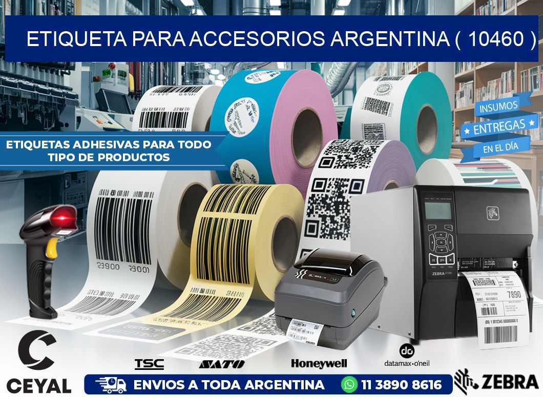 ETIQUETA PARA ACCESORIOS ARGENTINA ( 10460 )
