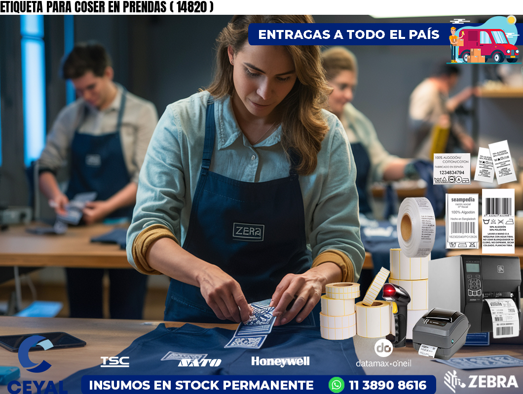 ETIQUETA PARA COSER EN PRENDAS ( 14820 )