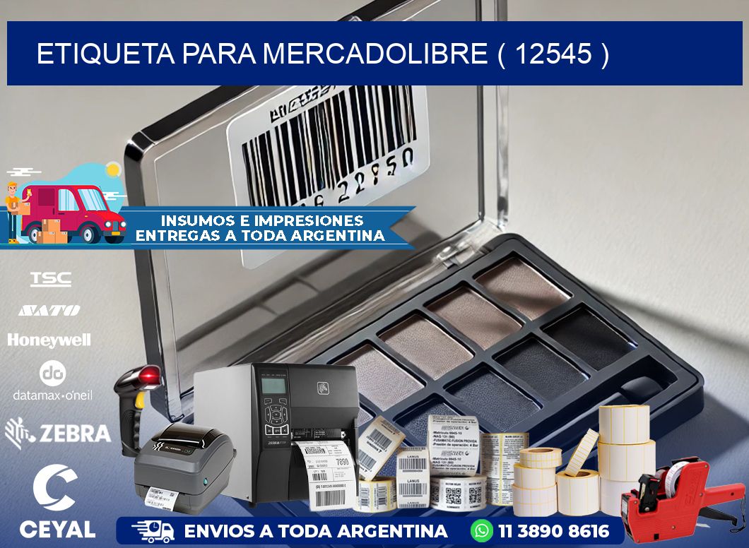 ETIQUETA PARA MERCADOLIBRE ( 12545 )