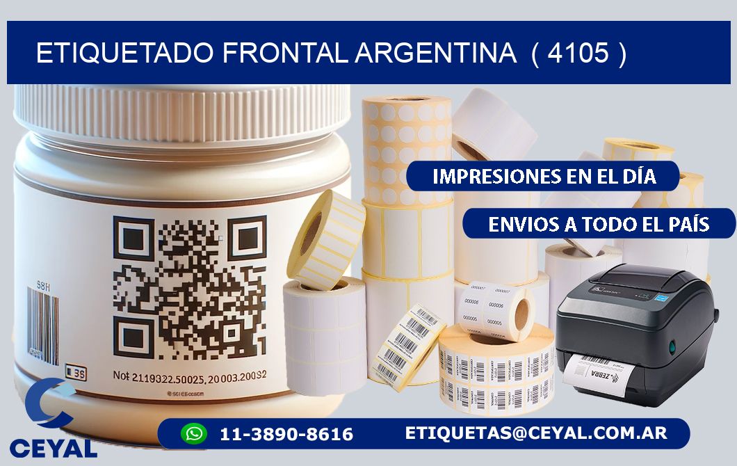 ETIQUETADO FRONTAL ARGENTINA  ( 4105 )