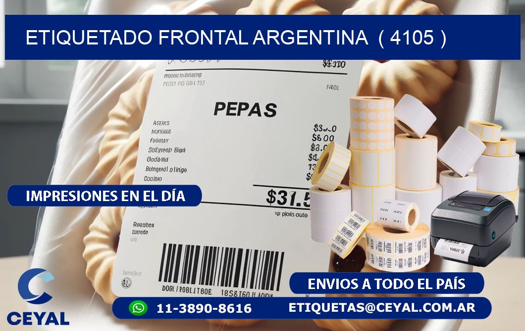 ETIQUETADO FRONTAL ARGENTINA  ( 4105 )