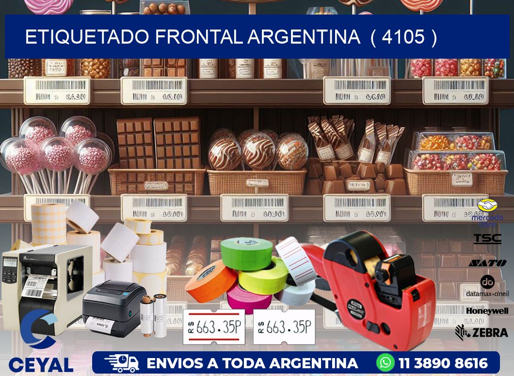 ETIQUETADO FRONTAL ARGENTINA  ( 4105 )