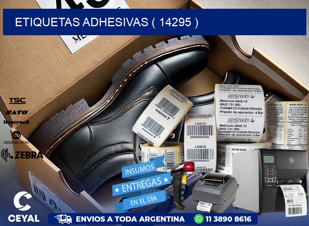 ETIQUETAS ADHESIVAS ( 14295 )