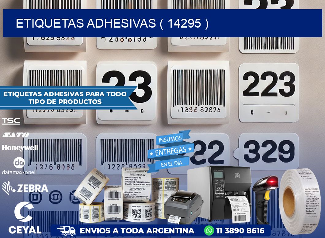 ETIQUETAS ADHESIVAS ( 14295 )