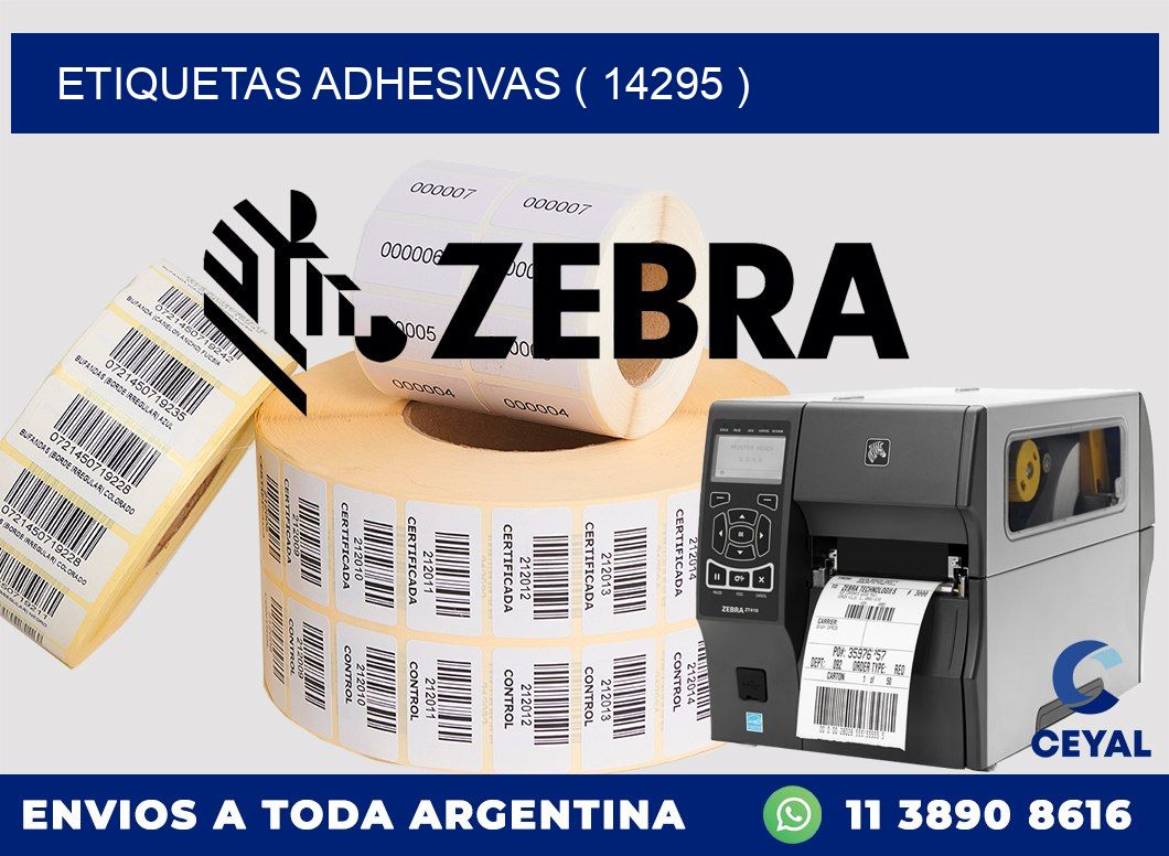ETIQUETAS ADHESIVAS ( 14295 )
