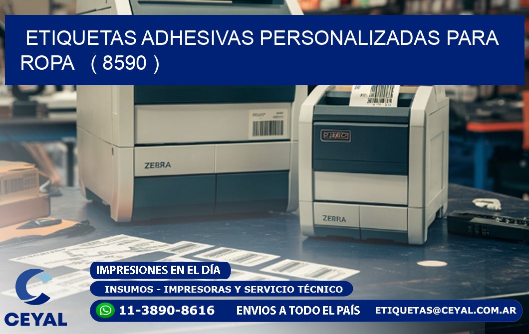 ETIQUETAS ADHESIVAS PERSONALIZADAS PARA ROPA ( 8590 )