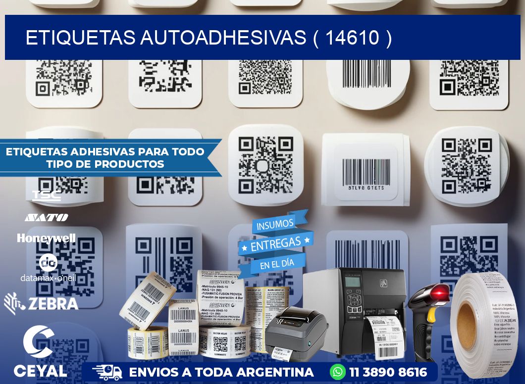ETIQUETAS AUTOADHESIVAS ( 14610 )