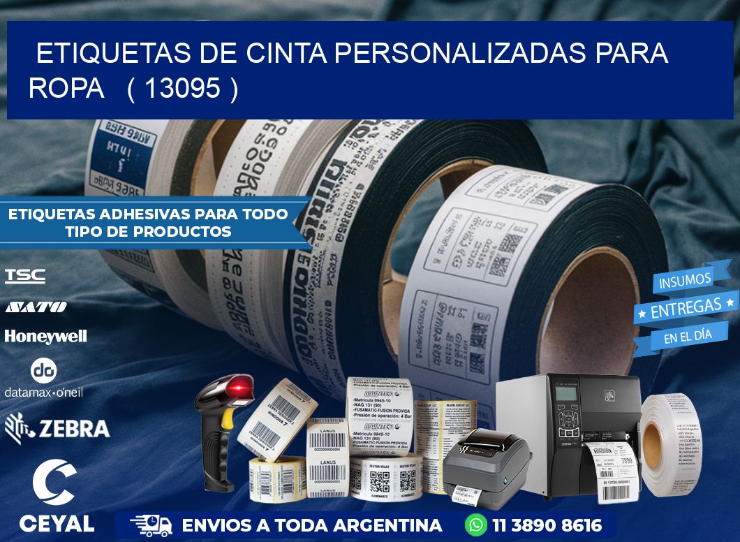 ETIQUETAS DE CINTA PERSONALIZADAS PARA ROPA   ( 13095 )