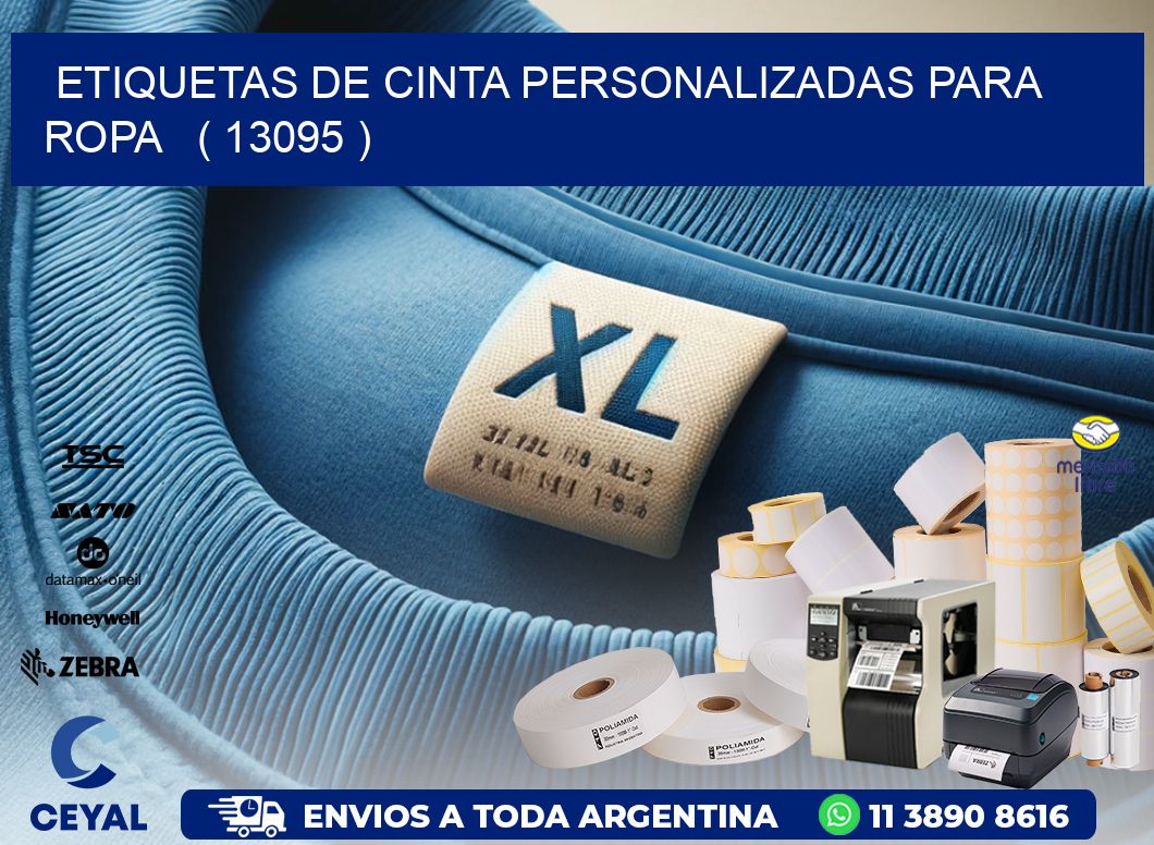 ETIQUETAS DE CINTA PERSONALIZADAS PARA ROPA ( 13095 )