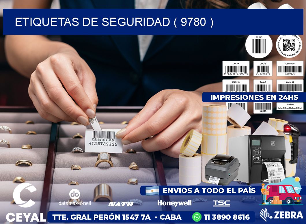 ETIQUETAS DE SEGURIDAD ( 9780 )