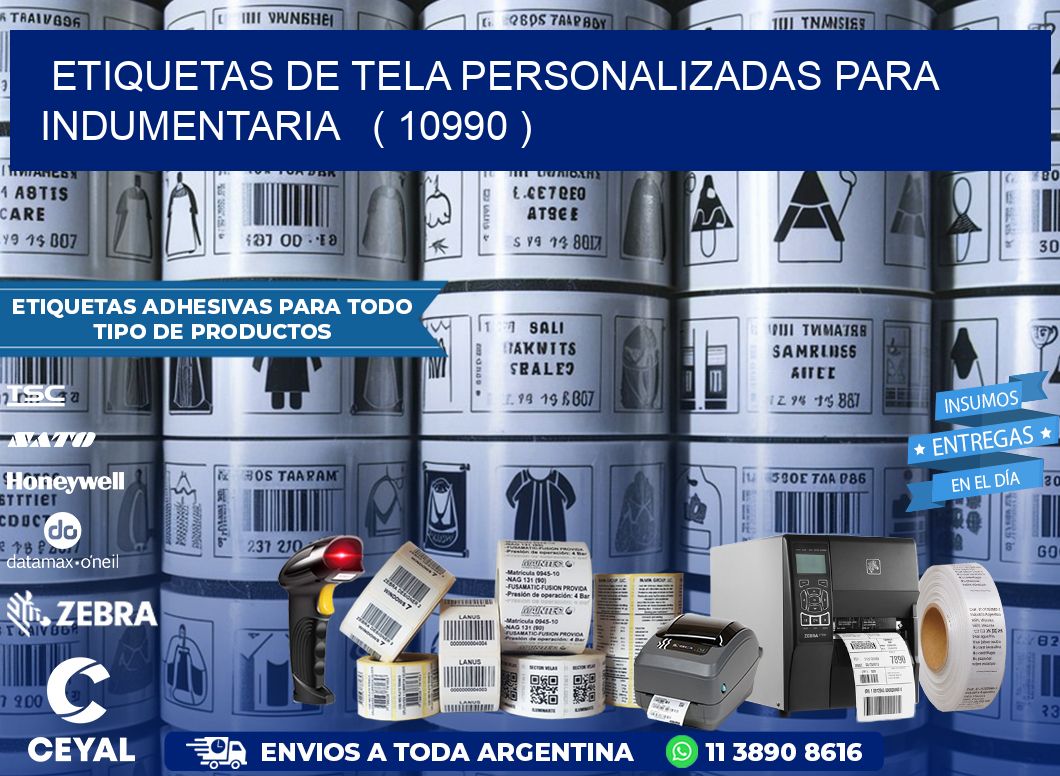 ETIQUETAS DE TELA PERSONALIZADAS PARA INDUMENTARIA   ( 10990 )