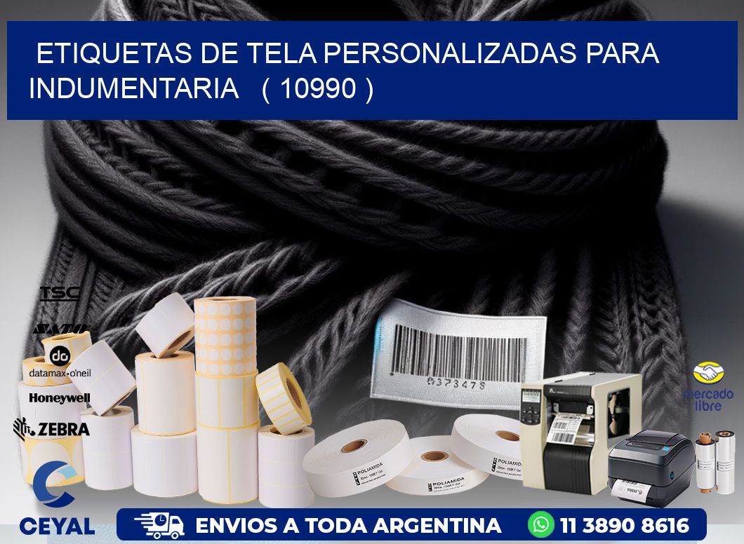 ETIQUETAS DE TELA PERSONALIZADAS PARA INDUMENTARIA   ( 10990 )