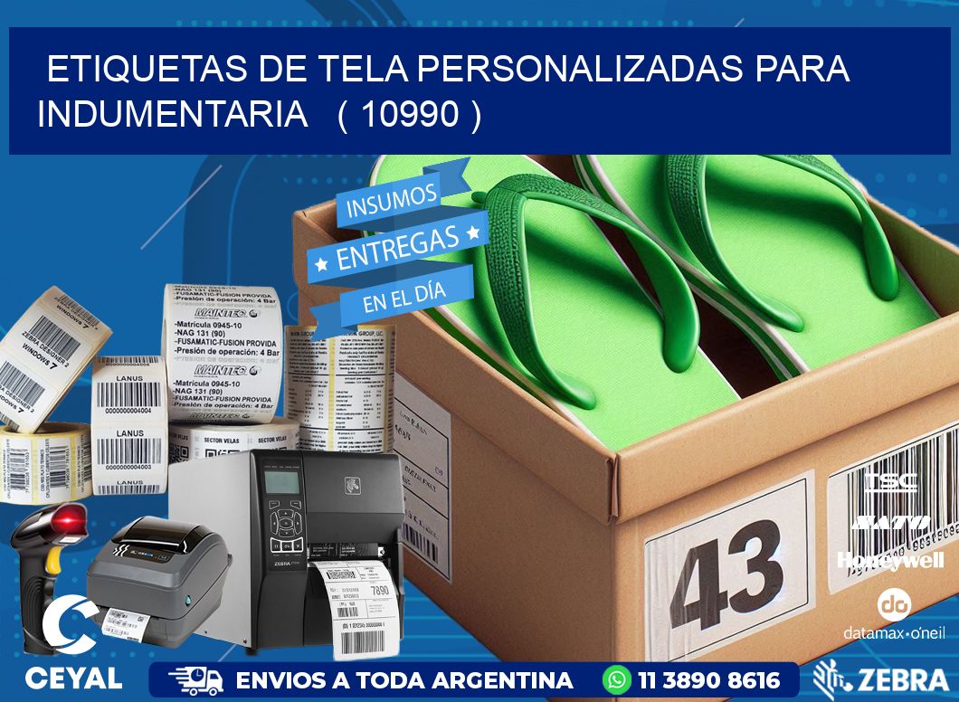 ETIQUETAS DE TELA PERSONALIZADAS PARA INDUMENTARIA   ( 10990 )