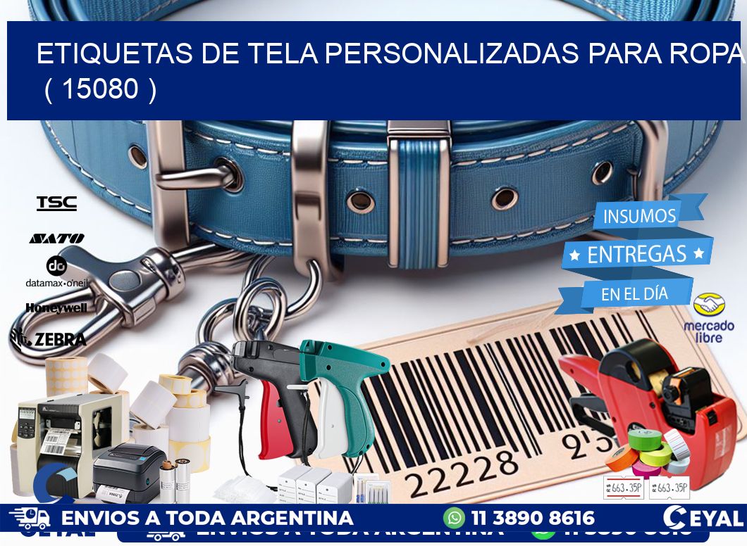 ETIQUETAS DE TELA PERSONALIZADAS PARA ROPA   ( 15080 )