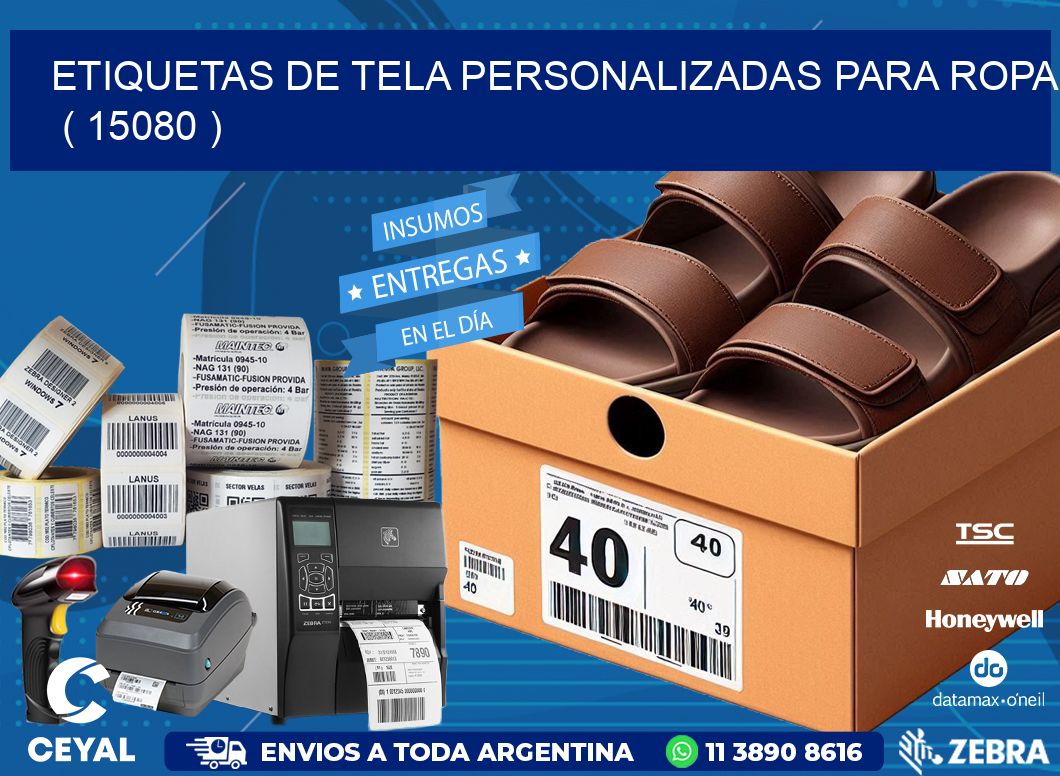 ETIQUETAS DE TELA PERSONALIZADAS PARA ROPA   ( 15080 )