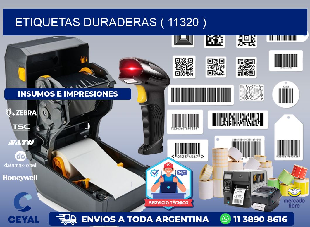 ETIQUETAS DURADERAS ( 11320 )