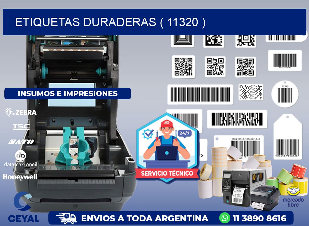 ETIQUETAS DURADERAS ( 11320 )